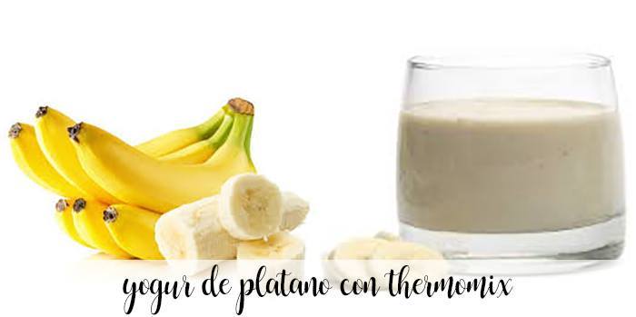 Iogurte de banana com thermomix