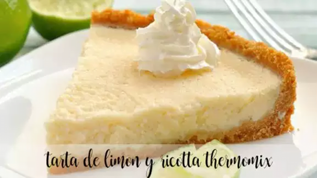 Bolo de lim&atilde;o e ricota com termomix