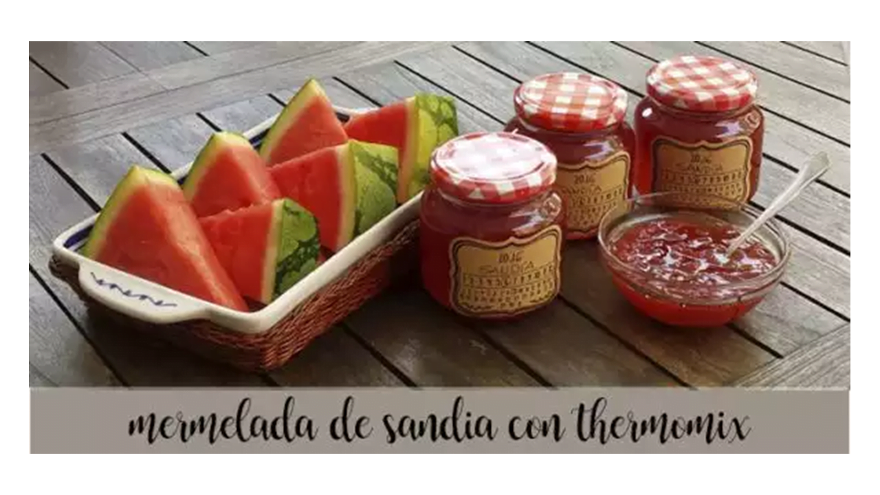 Compota de melancia com Thermomix