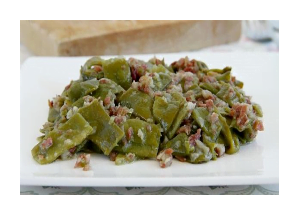 Feij&atilde;o verde com presunto no Thermomix