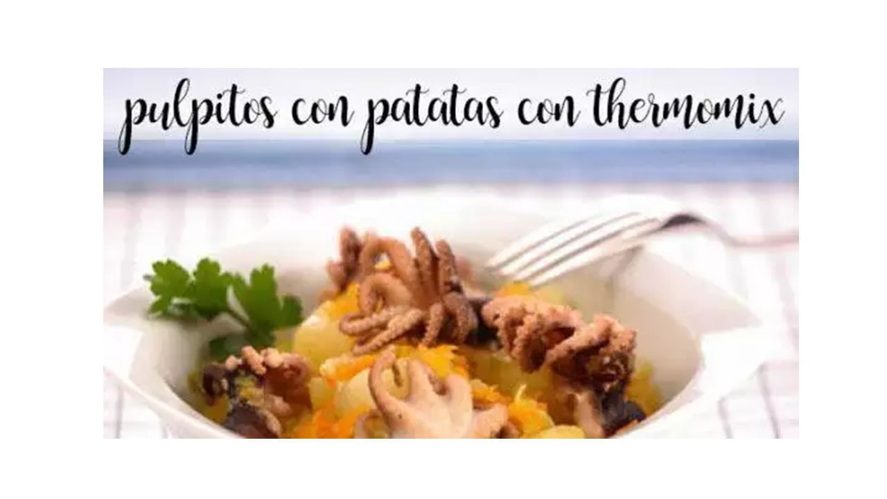 Polvo com batatas com termomix