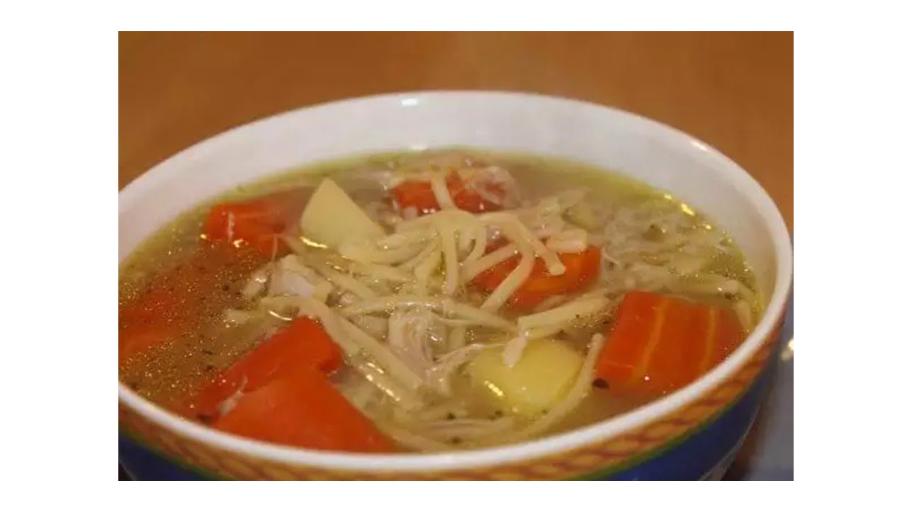 Sopa de galinha com o Thermomix