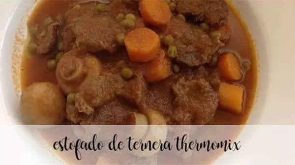 Guisado de vitela com o Thermomix