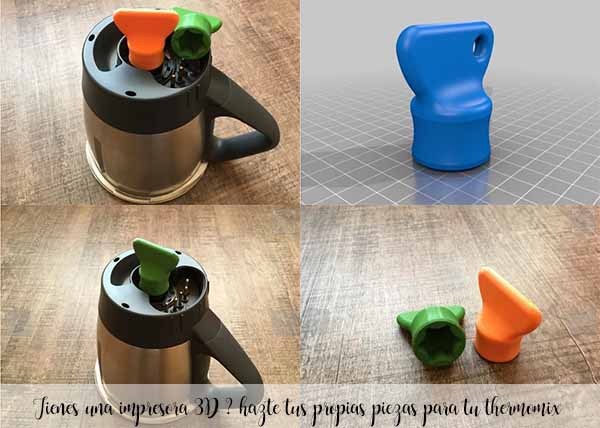 Voc&ecirc; tem uma impressora 3D? fa&ccedil;a suas pr&oacute;prias pe&ccedil;as para sua termomix