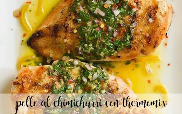 Chimichurri de frango com Thermomix