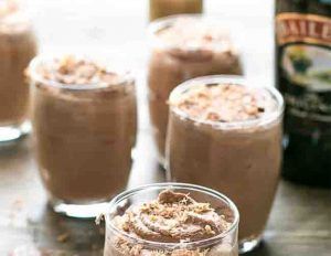 Mousse de Baileys e chocolate com Thermomix
