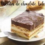 Bolo e biscoitos de chocolate, bolo de avó