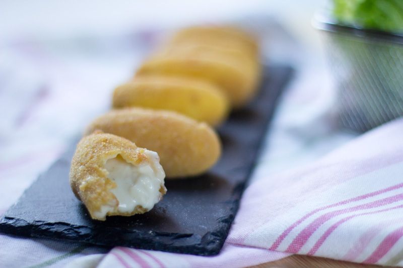 Croquetes de queijo azul