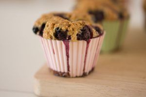 Muffins de framboesa com Thermomix