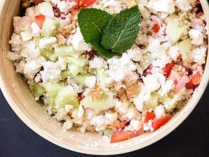 Taboule de couve-flor com Thermomix