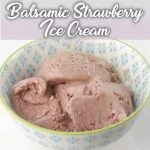 Sorvete de morango balsâmico com Thermomix