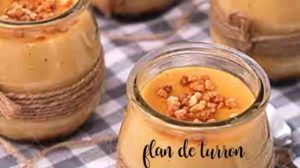 Jijona nougat flan no thermomix