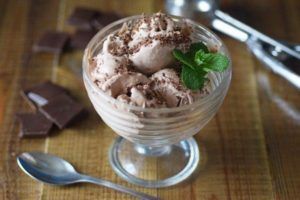 Sorvete de chocolate com a Thermomix