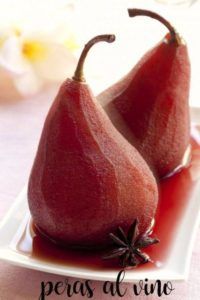 Peras em vinho com Thermomix