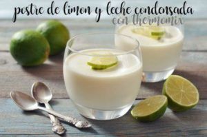 Sobremesa de limão e leite condensado com thermomix