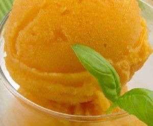 Sorvete de manga com o Thermomix