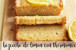 Bolo de esponja do limão com o Thermomix.