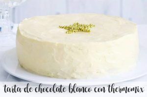Bolo de chocolate branco com Thermomix