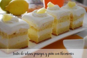 Sobaos pasiegos e torta de abacaxi com thermomix