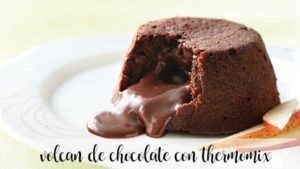 Vulcão de chocolate com thermomix
