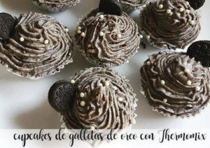 Cupcakes de biscoito Oreo com Thermomix