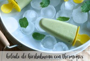 Sorvete de menta com thermomix