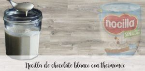 Nocilla de chocolate branco com thermomix