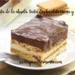 Bolo de chocolate e biscoito da avó com thermomix