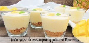 Bolo de rato de mascarpone e abacaxi com thermomix
