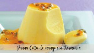 Mango panna Cotta com thermomix