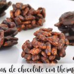 Rochas de Chocolate com Thermomix