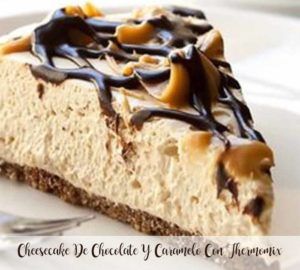 Cheesecake de chocolate e caramelo com Thermomix