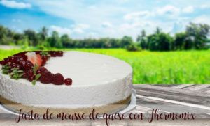Bolo de mousse de queijo com Thermomix