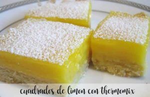 Quadrados de limão com Thermomix