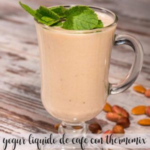 Iogurte líquido de café com Thermomix