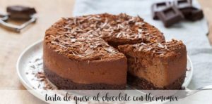 Bolo de queijo de chocolate com thermomix