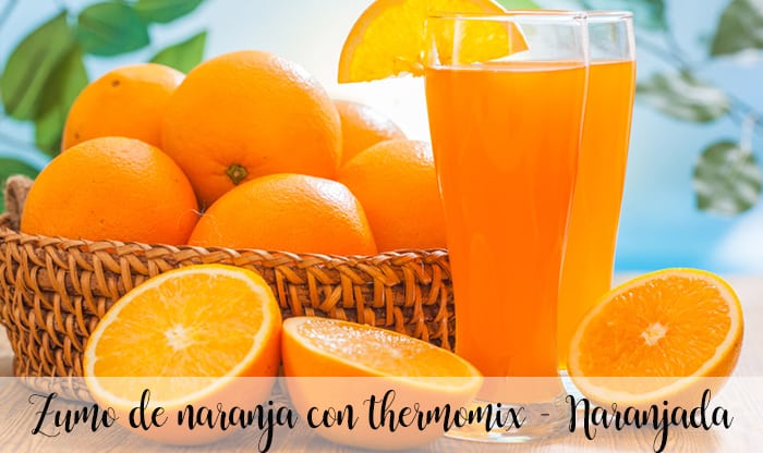 Suco de laranja com thermomix - Laranja