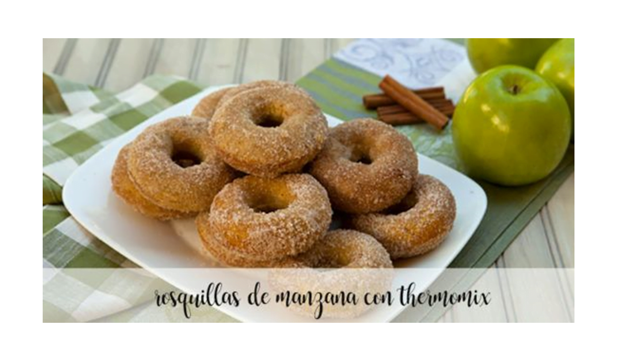 Donuts de Maçã com Thermomix
