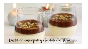 Chávenas de Mascarpone e chocolate com Thermomix