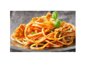 Espaguete sem glúten com atum e tomate para thermomix