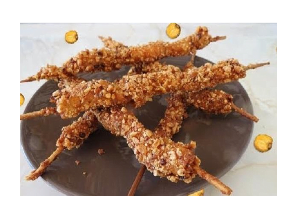 Espetos de camarão com o Thermomix
