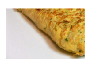 Omelete de bacalhau com o Thermomix