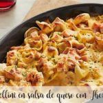 Tortellini em molho de queijo com Thermomix