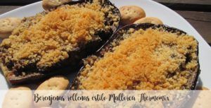 Berinjelas recheadas de Maiorca Thermomix