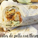 Burritos de frango com thermomix