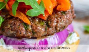 Hambúrguer de cordeiro com Thermomix