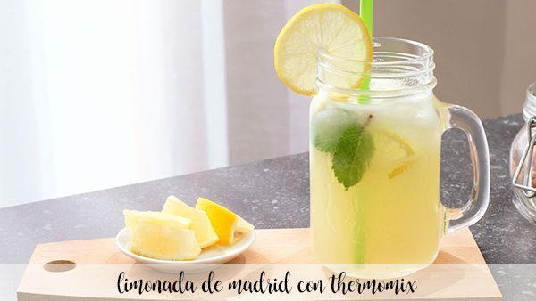 Limonada madrilena com thermomix