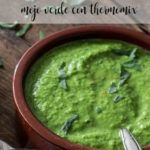 Como preparar o mojo verde com a Thermomix