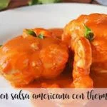 Tamboril em molho americano com Thermomix