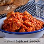 Segredo com tomate com thermomix